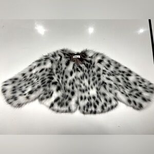 Petite Hailey “Fur” jacket size 5 girls